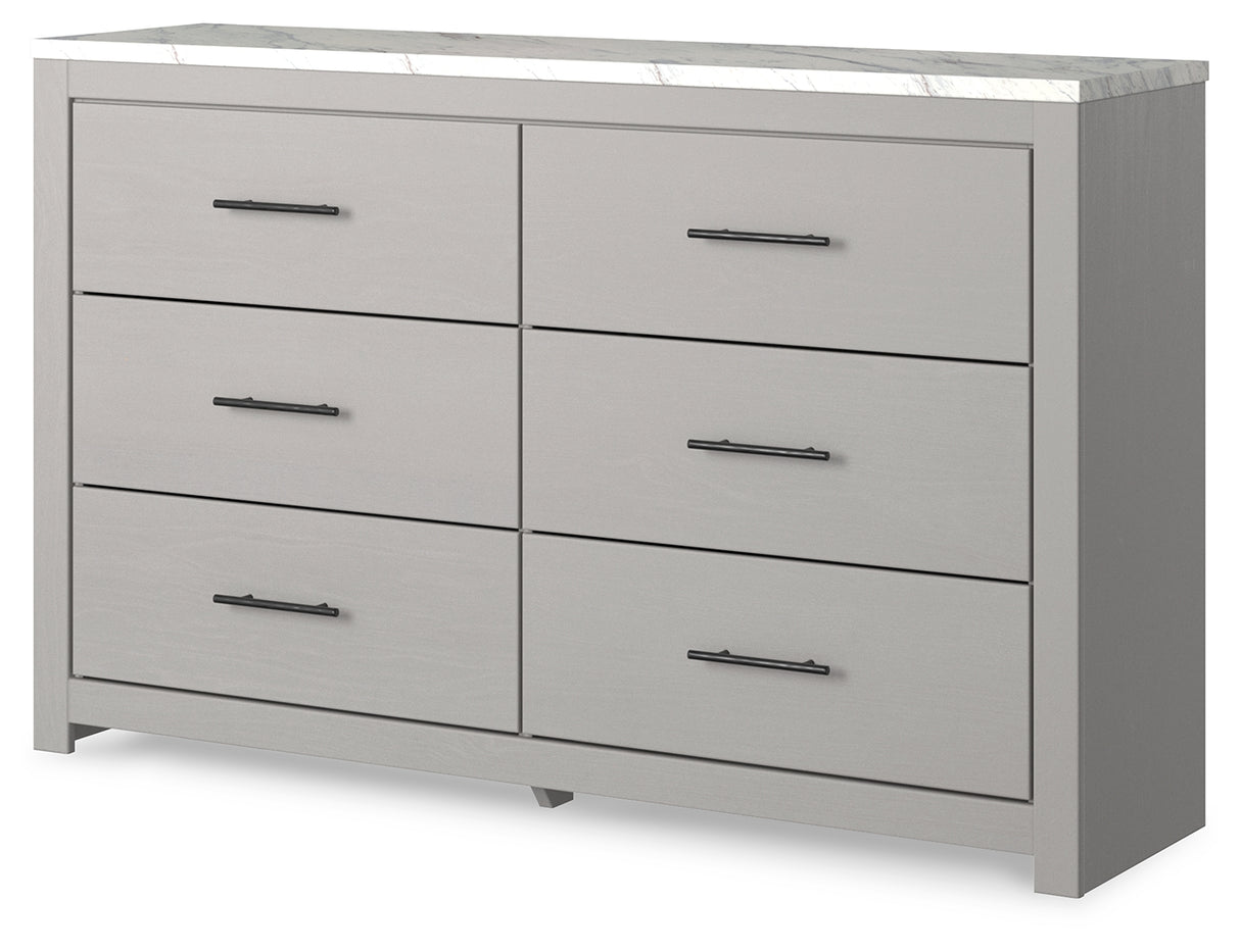 Cottonburg Light Gray/White Dresser