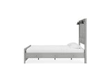 Cottonburg Light Gray/White Queen Panel Bed