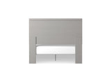 Cottonburg Light Gray/White Queen Panel Bed