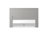 Cottonburg Light Gray/White King Panel Bed