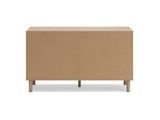 Cielden Two-Tone King Panel Bed, Dresser And Nightstand