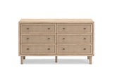 Cielden Two-Tone King Panel Bed, Dresser And Nightstand