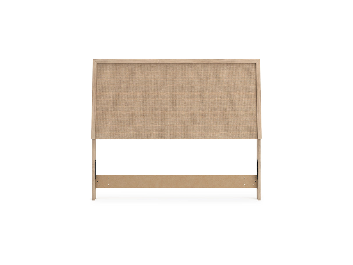 Cielden Two-Tone Queen Panel Headboard, Dresser And Mirror
