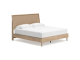 Cielden Two-Tone King Panel Bed, Dresser And Nightstand