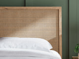 Cielden Two-Tone King Panel Headboard, Dresser And Mirror