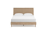 Cielden Two-Tone King Panel Bed, Dresser And Nightstand