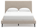 Cielden Queen Upholstered Bed with Roll Slats