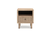 Cielden Two-Tone King Panel Bed, Dresser And Nightstand