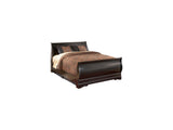 Huey Vineyard Black Full Sleigh Bed