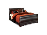 Huey Vineyard Black Queen Sleigh Bed And Nightstand