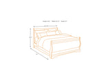 Huey Vineyard Black Queen Sleigh Bed, Dresser, Chest And Nightstand
