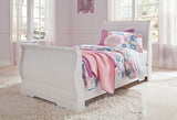 Anarasia White Twin Sleigh Footboard