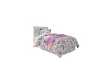 Anarasia White Twin Sleigh Headboard, Dresser And Mirror