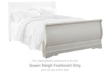 Anarasia White Queen Sleigh Footboard