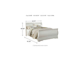 Anarasia White Queen Sleigh Bed