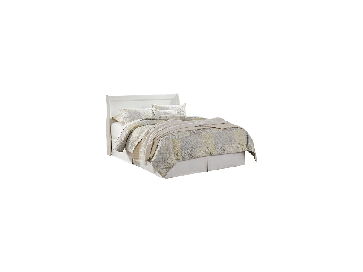 Anarasia White Queen Sleigh Headboard, Dresser And Mirror