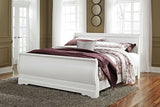 Anarasia White Queen Sleigh Bed