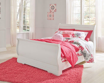 Anarasia White Full Sleigh Footboard