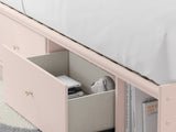 Wistenpine Blush Full Upholstered Panel Bed With Storage