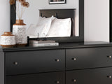 Maribel Black Dresser And Mirror