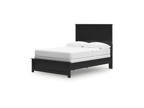 Maribel Black Full Panel Bed