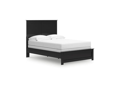 Maribel Black Full Panel Bed