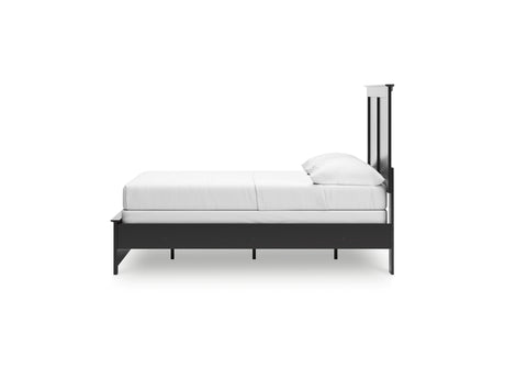 Maribel Black Full Panel Bed