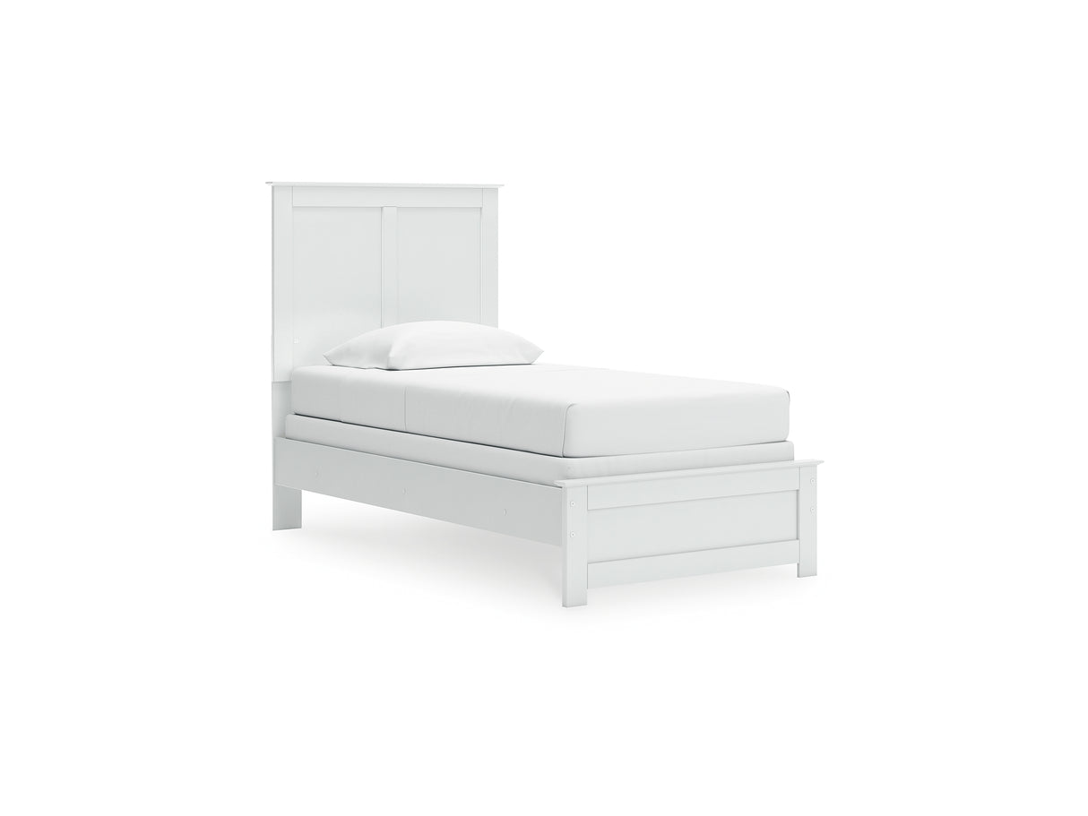 Bostwick Shoals White Twin Panel Bed