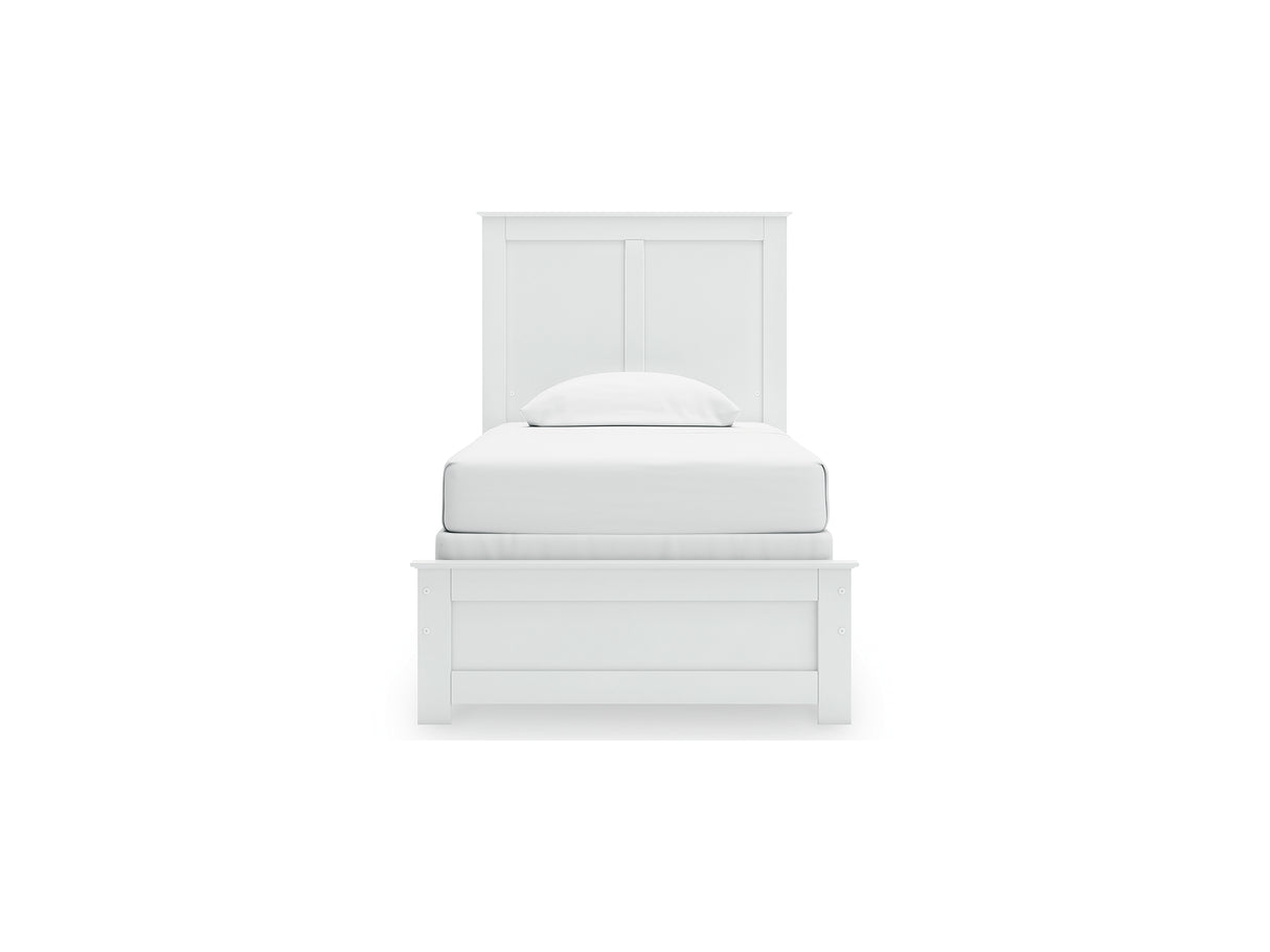 Bostwick Shoals White Twin Panel Bed