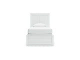 Bostwick Shoals White Twin Panel Bed