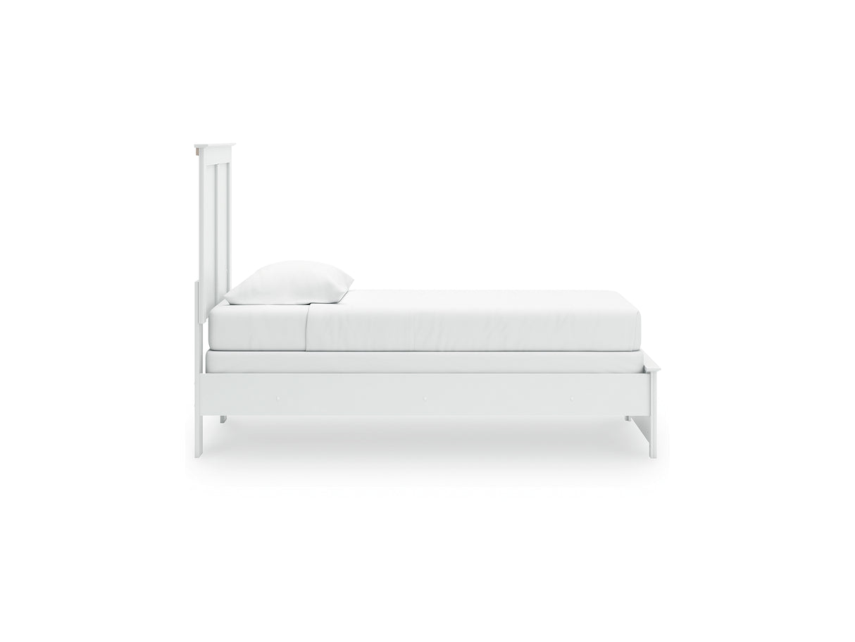 Bostwick Shoals White Twin Panel Bed