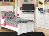 Bostwick Shoals White Twin Panel Bed