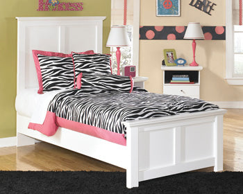 Bostwick Shoals White Twin Panel Bed