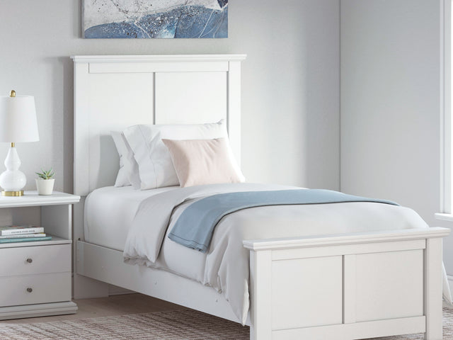 Bostwick Shoals White Twin Panel Bed