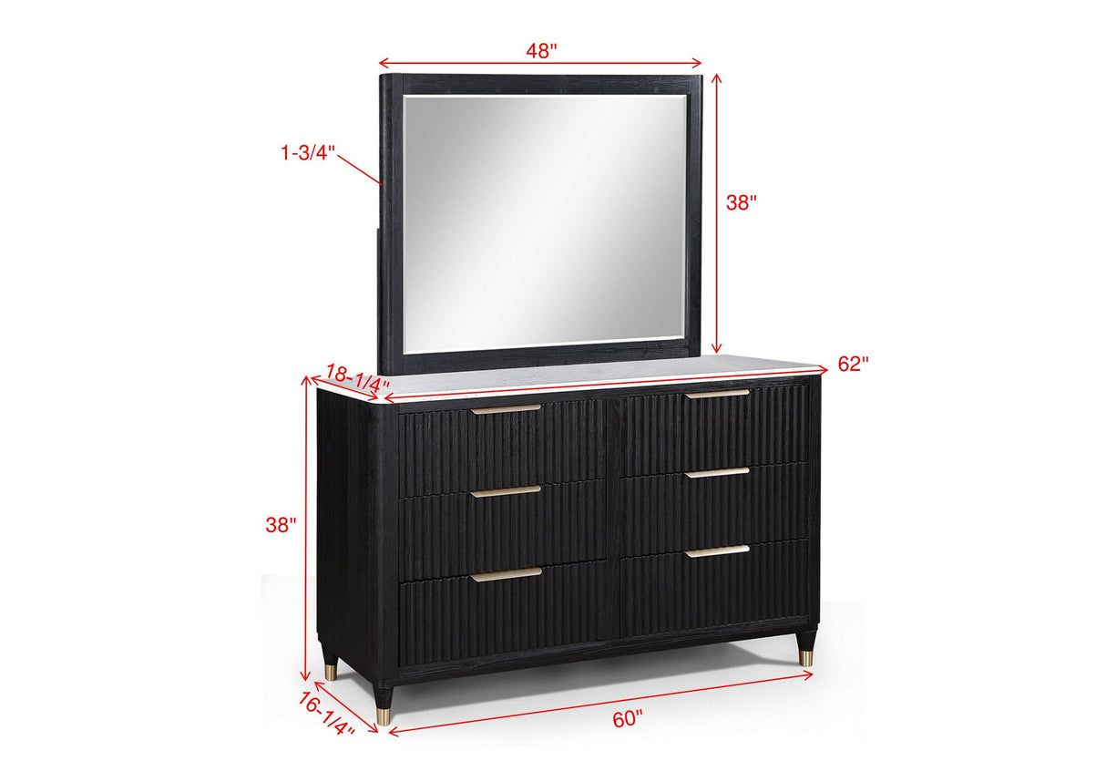 Kara Black Dresser Redwood Home Furniture Kara Black Dresser Redwood Home Furniture