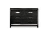 Kaydell Black King Storage Bed, Dresser And Nightstand
