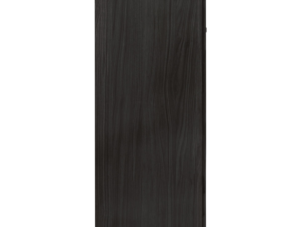 Kaydell Black Queen Upholstered Panel Bed, Dresser, Mirror And Chest