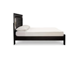 Kaydell Black King Panel Bed With Storage