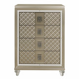 Loudon Champagne Metallic Youth Chest