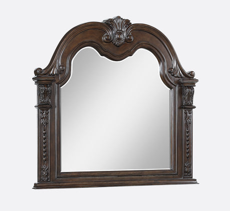 Stanley Coffee Brown Bedroom Mirror (Mirror Only)