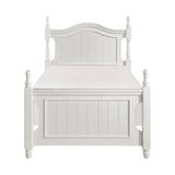 Clementine White Twin Platform Bed