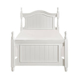 Clementine White Twin Platform Bed