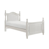 Clementine White Twin Platform Bed