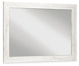 Paxberry Whitewash Bedroom Mirror