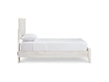 Paxberry Whitewash Twin Panel Bed, Chest And Nightstand