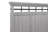 Beckett Rustic Gray Footboard Bench Panel Bedroom Set