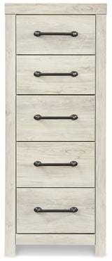 Cambeck Whitewash Narrow Chest Of Drawers