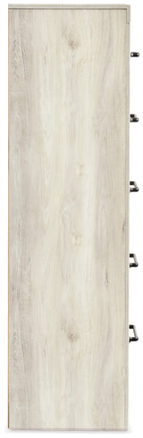 Cambeck Whitewash Narrow Chest Of Drawers