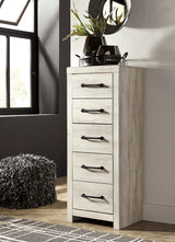 Cambeck Whitewash Narrow Chest Of Drawers