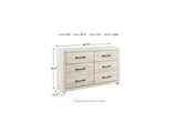 Cambeck Whitewash King Storage Bed, Dresser, Chest And 2 Nightstands